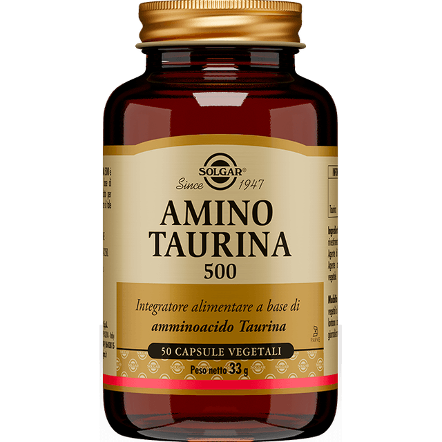 Amino Taurina 500 – 50 Kapseln