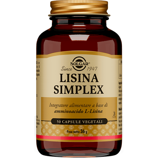 LISINA SIMPLEX 50CPS VEG SOLGAR