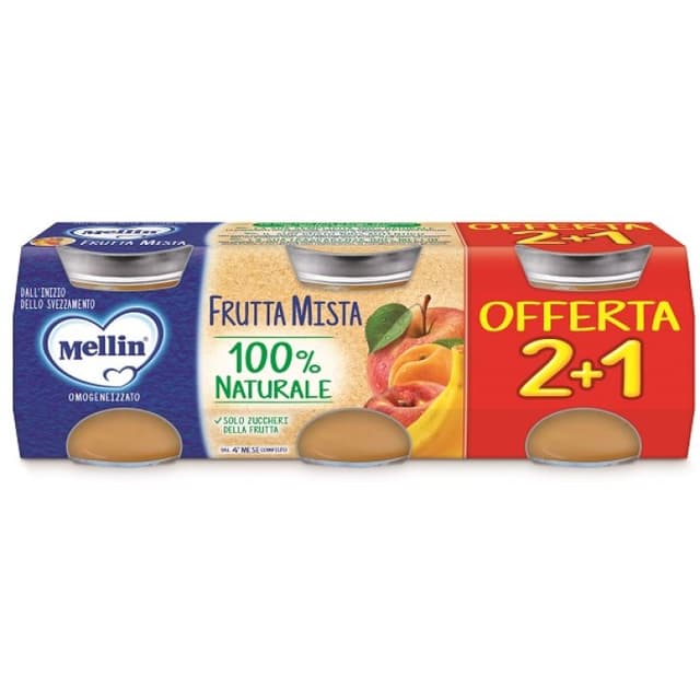 Mellin Omogeneizzato Frutta Mix – 3 Gläser