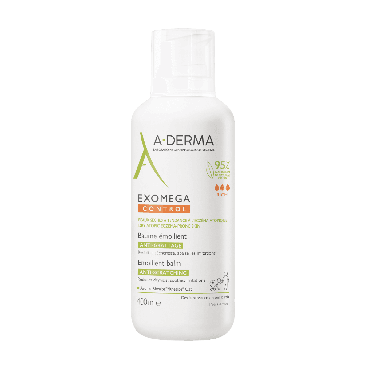 Exomega Control Emollient Balsam – 400 ml