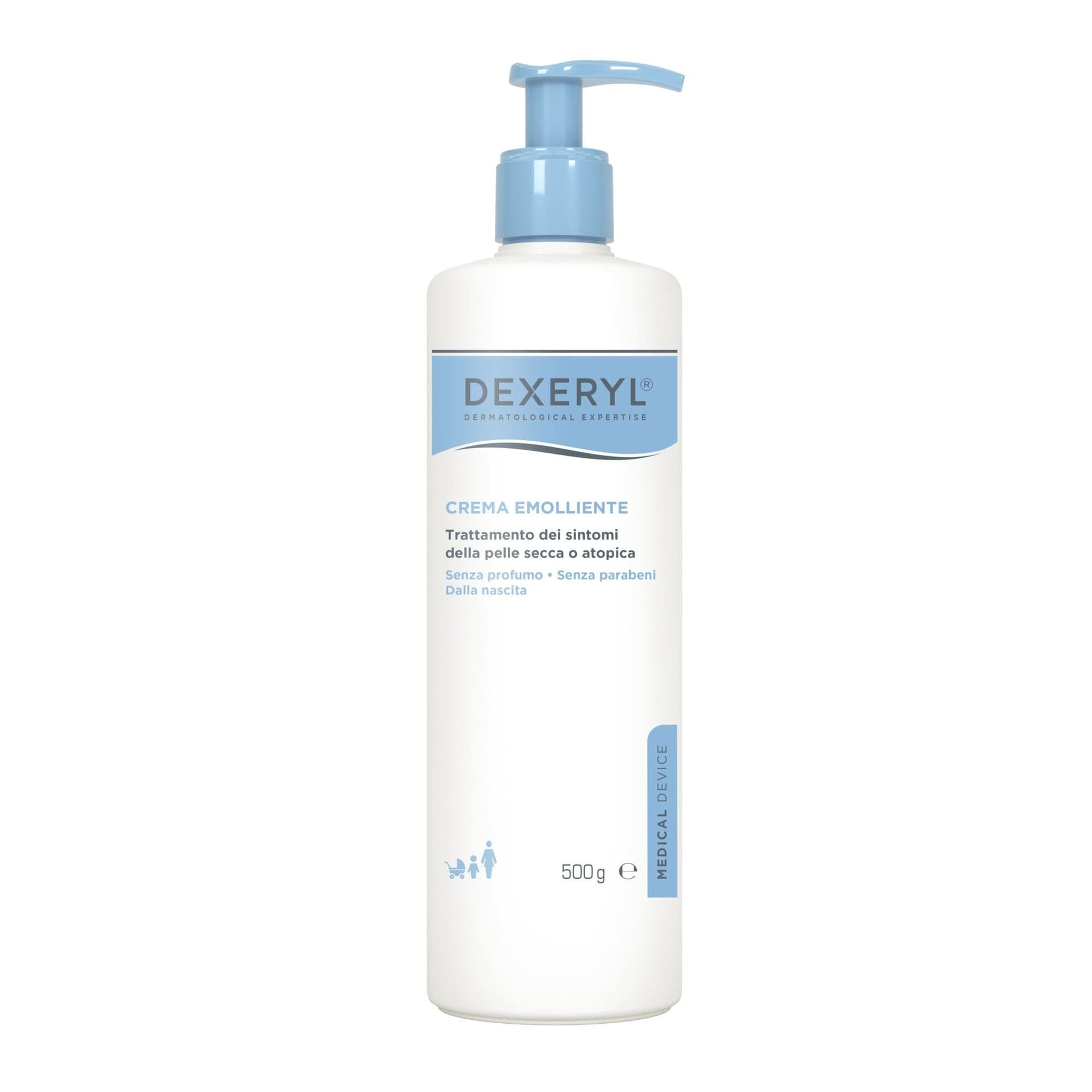 Dexeryl Pflegecreme – 500 g mit Dosierpumpe