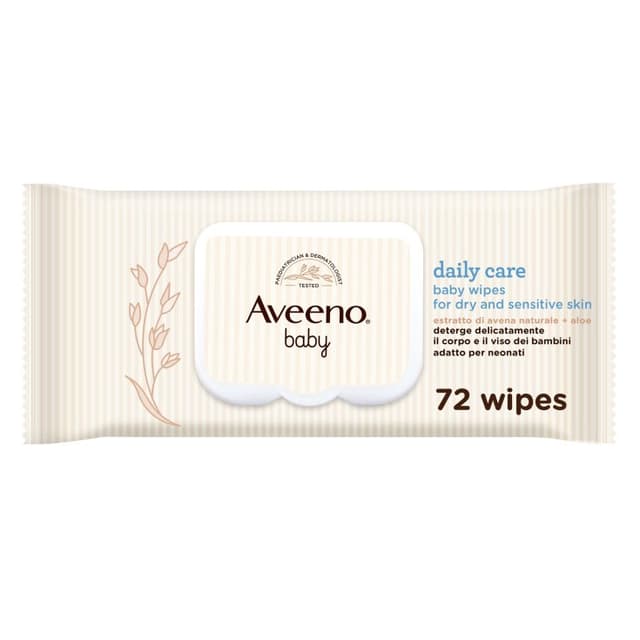 AVEENO Baby Feuchttücher – 72 Stück