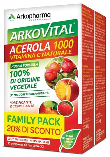 Vitamin C – 60 Tabletten | Acerola 1000