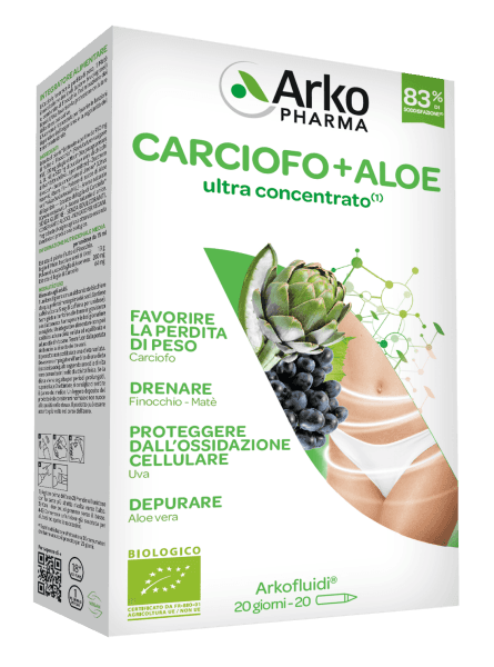 Arkofluidi Carciofo + Aloe – 20 Beutel