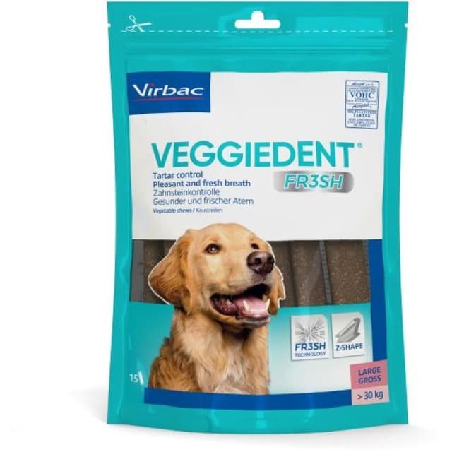 Veggiedent Fr3sh – 15 Sticks für Hunde (L)