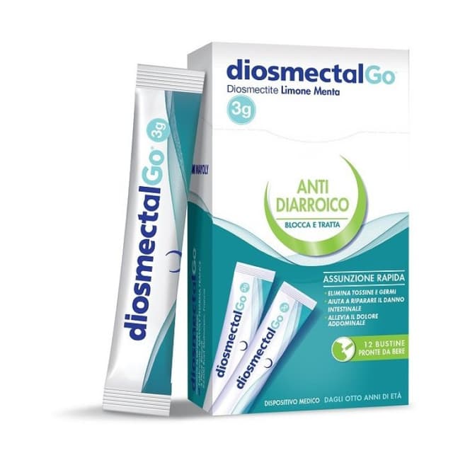 Diosmectalgo Zitrone-Minze – 12 Beutel