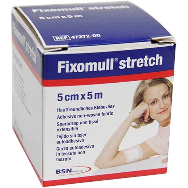 Fixomull Stretch – Dehnbares Fixierpflaster 5 m × 5 cm