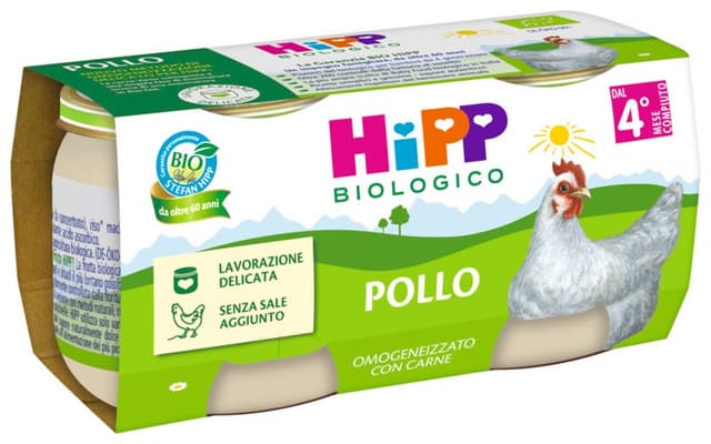 HiPP Bio Homogenisierte Hühnerfleisch 2x80 g