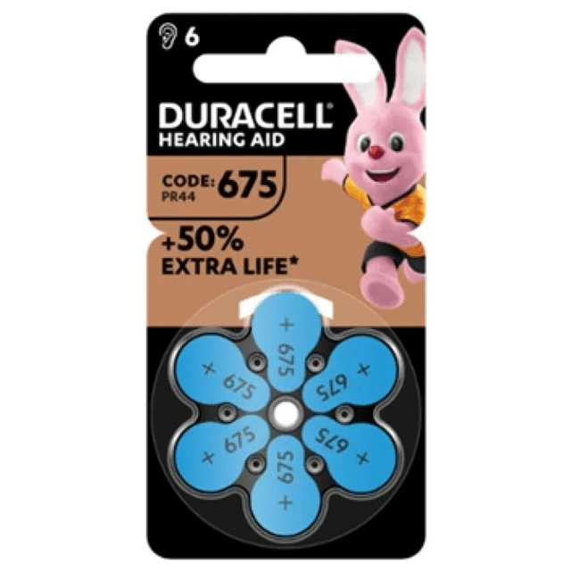 Duracell Easy Tab 675 – Hörgerätebatterien