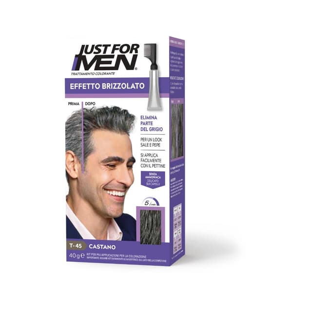 Touch of Gray – Haarfarbe Grau-Kastanie