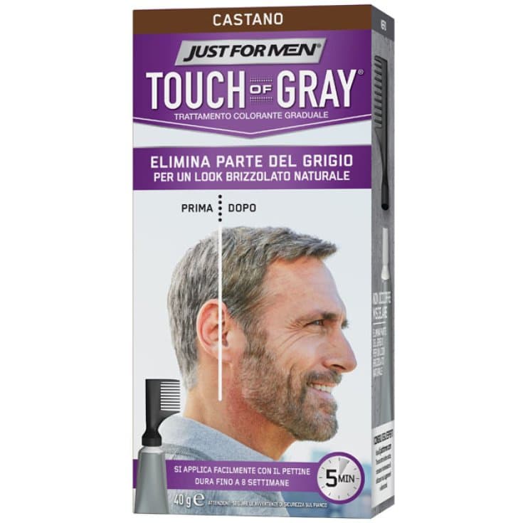 Touch of Gray – Haarfarbe Schwarz