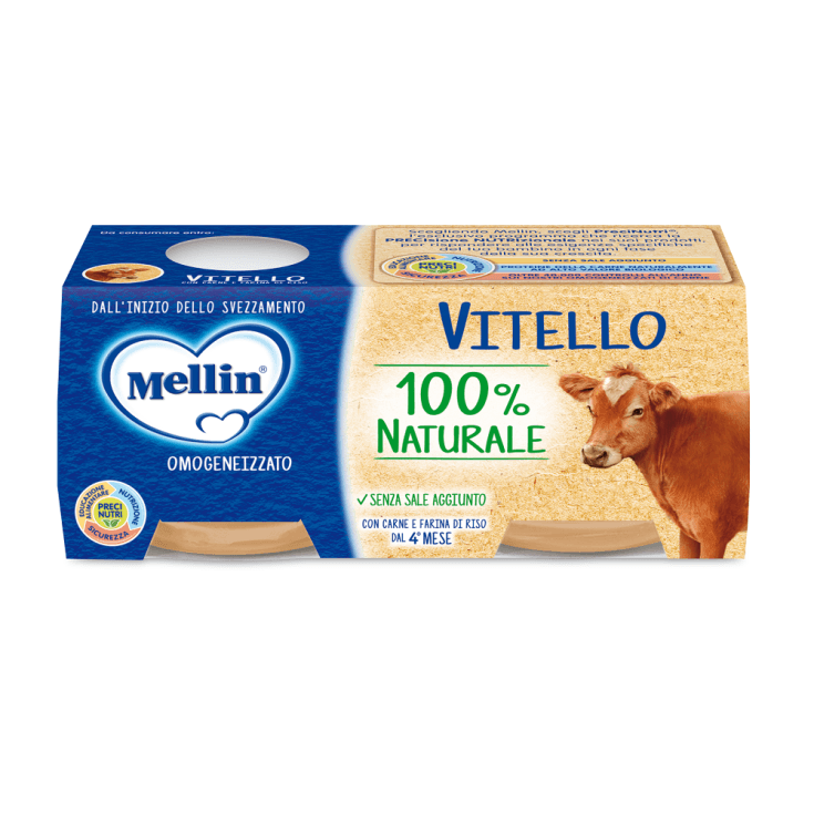 Mellin Omo Kalbfleisch – 2 x 80 g Babybrei