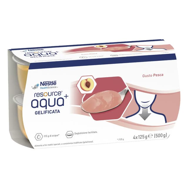 Resource Aqua+ Pfirsich – 4 x 125 g