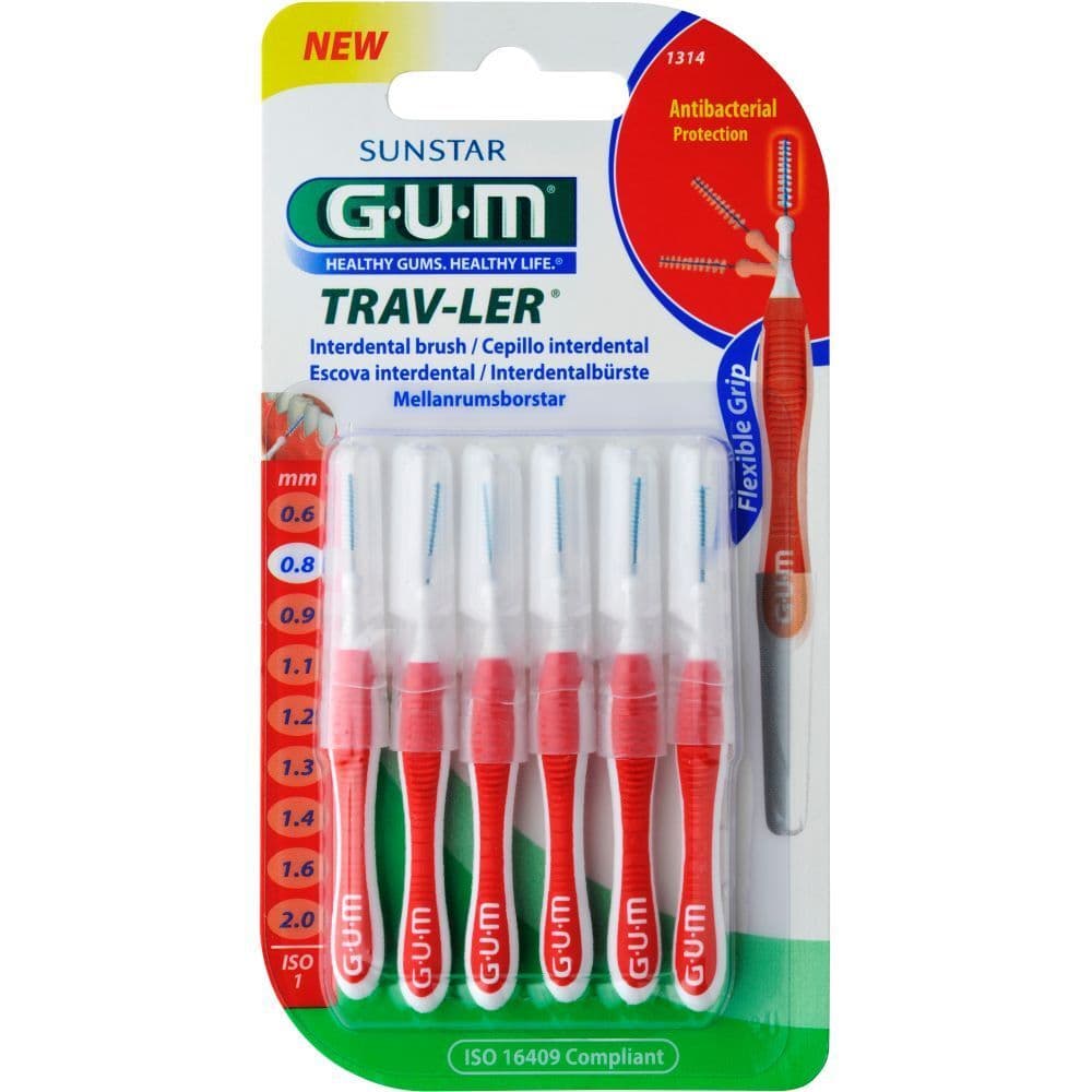 GUM Trav-Ler Interdentalbürste 0,8 mm – Pro