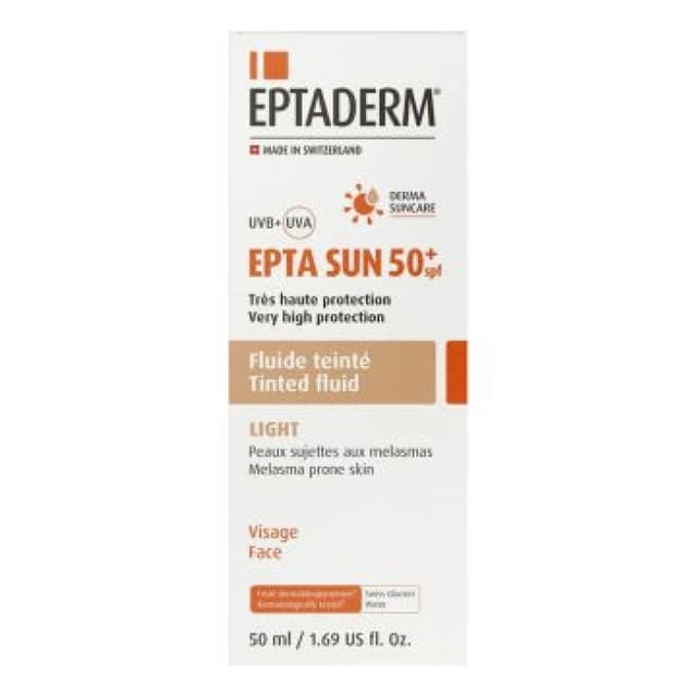 Epta SUN SPF 50+ Color Creme – 50 ml