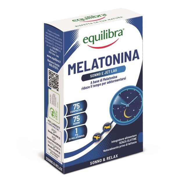 Equilibra Melatonin – 75 Tabletten, 1 mg