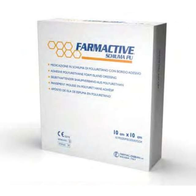 Farmactive Zellstoff-Kompressen – 10er Pack 10×10 cm