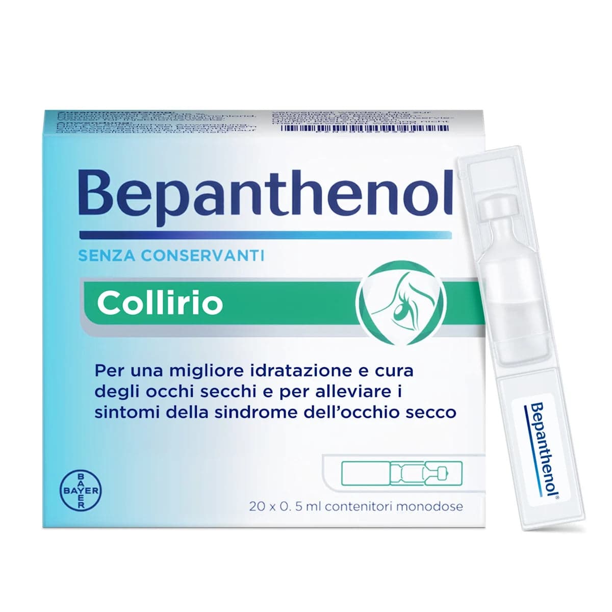 Bepanthenol Augentropfen – 20 Monodosen