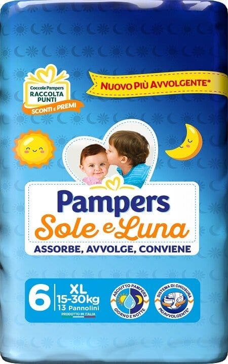 Pampers Sole Luna XL – 13 Windeln