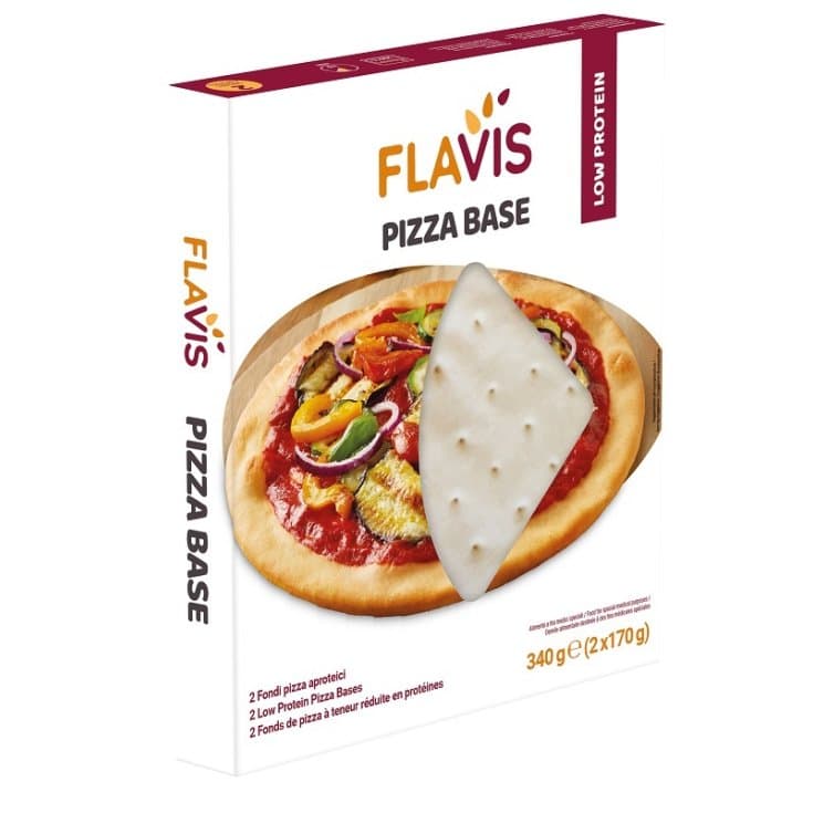 Flavis Pizza Base – 2×170 g Teigböden