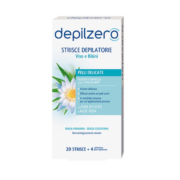 Depilzero Stripes Viso/Bikini – Tücher zum Auftragen
