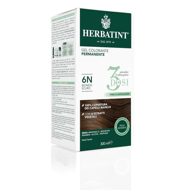 Herbatint 3DOSI 6N – 300 ml Haarfarbe