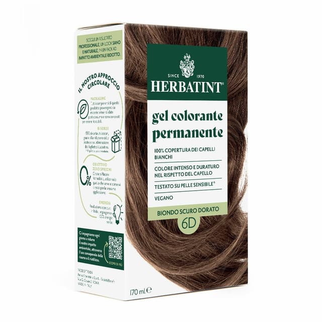 Herbatint 6D Dunkles Goldblond – 170 ml