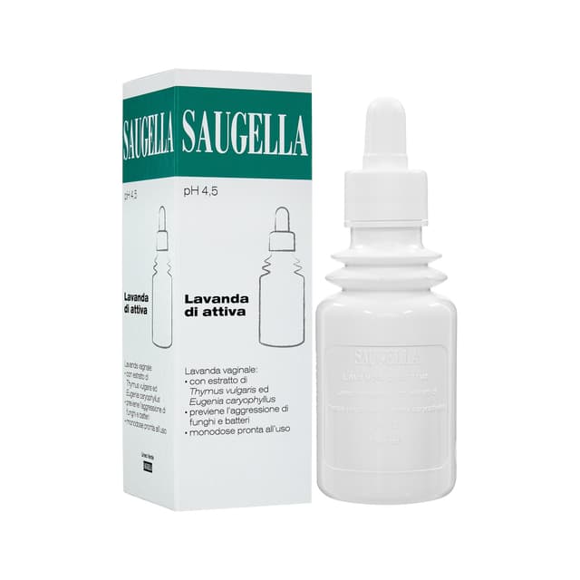 Saugella Lavanda Vaginale Attiva – 140 ml, 1 Ampulle