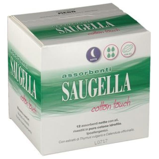 Saugella Assorbente Notte – 12 Damenhygieneartikel