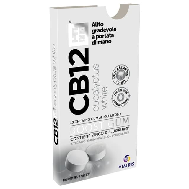 CB12 Boost Eucalyptus White – 10 Kaugummis