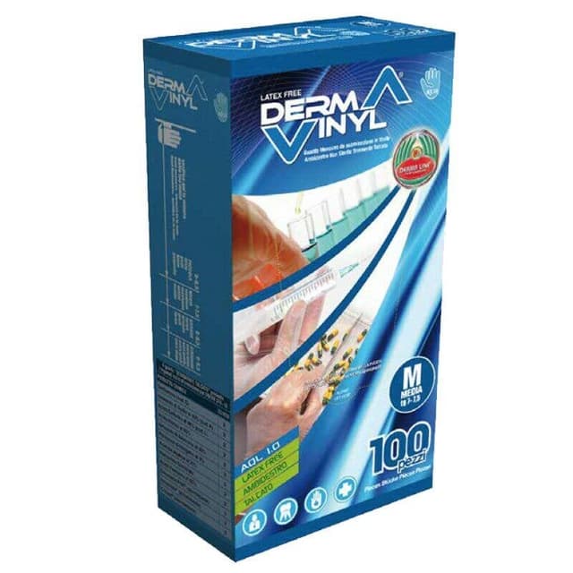 Dermavinil Vinyl-Handschuhe M – 100er Pack
