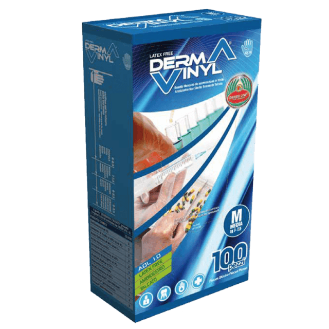 Dermavinil Vinyl-Handschuhe L – 100er Pack