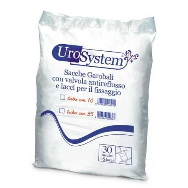 Urosystem Beinbeutel – 10 cm, 30er Pack