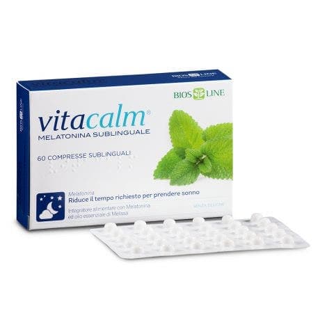 Vitacalm Melatonin Sublingual 1 mg – 60 Tabletten