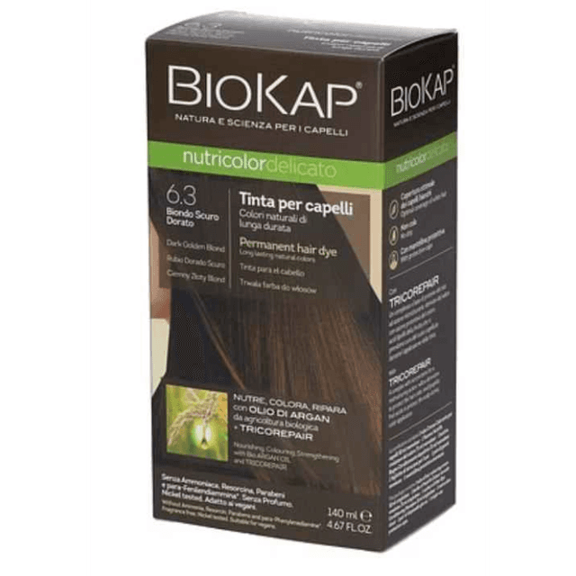 Biokap Nutricolor Delicato 6.30 Bio Skandinavisch Dunkel