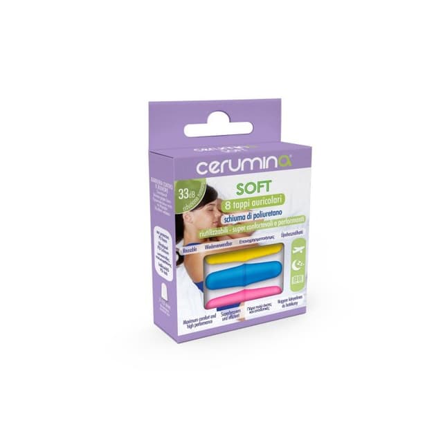 Cerumina Ohrstöpsel Soft – 8 Stück