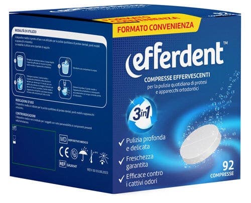 Efferdent Effervescent – 92 Tabletten
