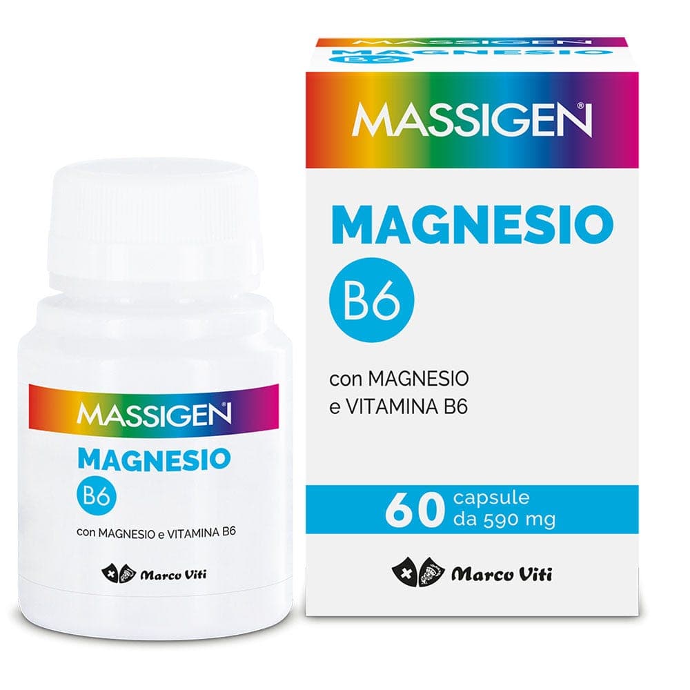 Massigen Magnesio B6 – 60 Kapseln
