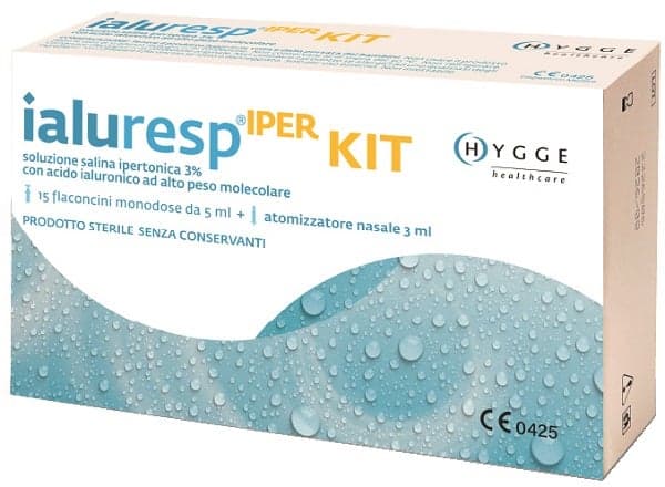 Ialuresp Iper Kit – 15 Ampullen + Zerstäuber