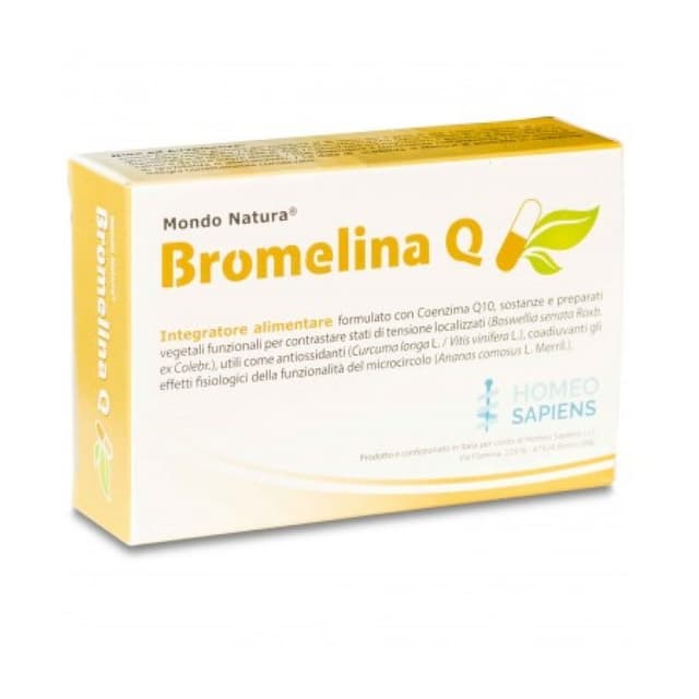 Bromelain Q Mondo Natura – 30 Tabletten