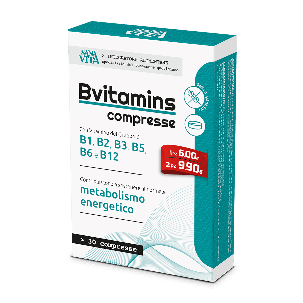 Sanavita B-Vitamins – 30 Tabletten