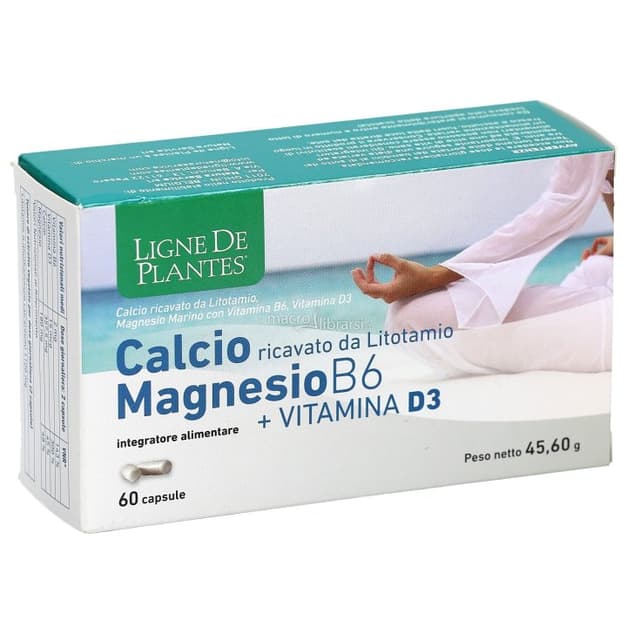 Calcium Magnesium B6 + Vitamin D3 – 60 Kapseln