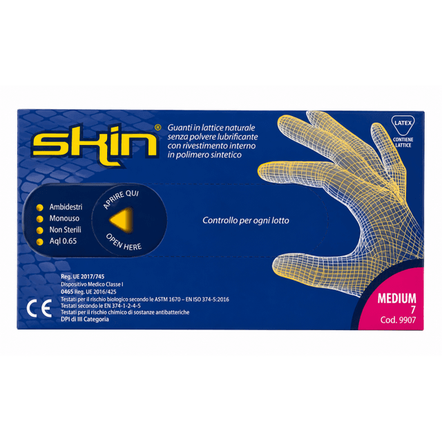 Gammad Latex-Handschuhe Größe M, 100er Pack