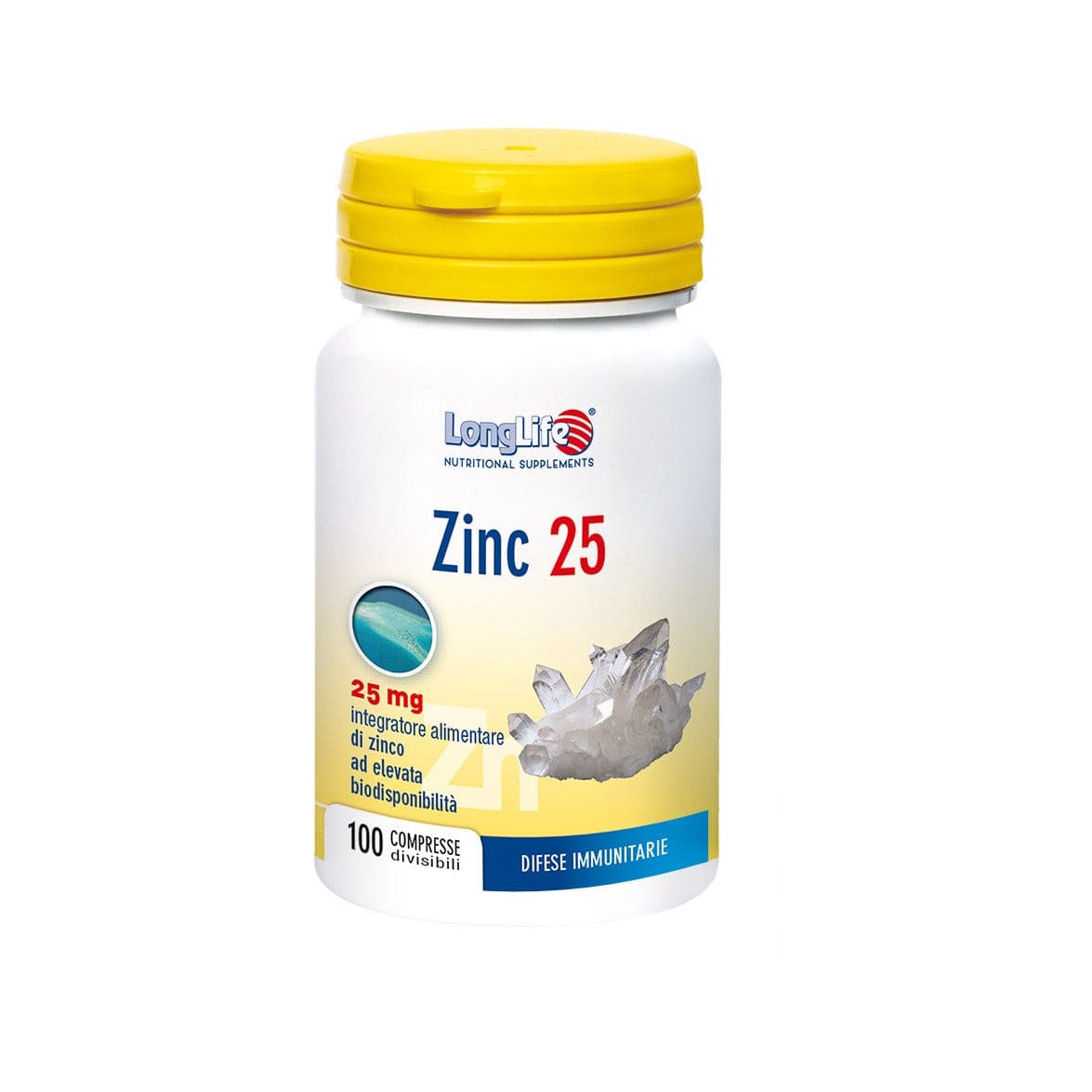 Longlife Zink 25 mg – 100 Tabletten