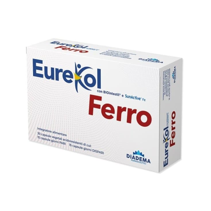 Eurekol Ferro – 30 Kapseln Nahrungsergänzung