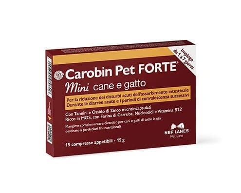 Carobin Pet Forte Mini – 15 Tabletten