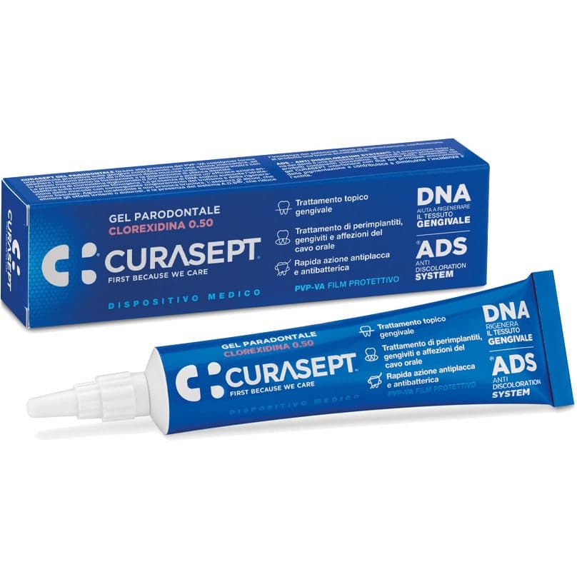 Curasept Zahnpasta 0,5% – Zahnpflegegel ADS DNA