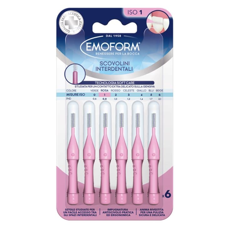 Emoform Scovolino ISO 1 – Interdentalbürste Rosa