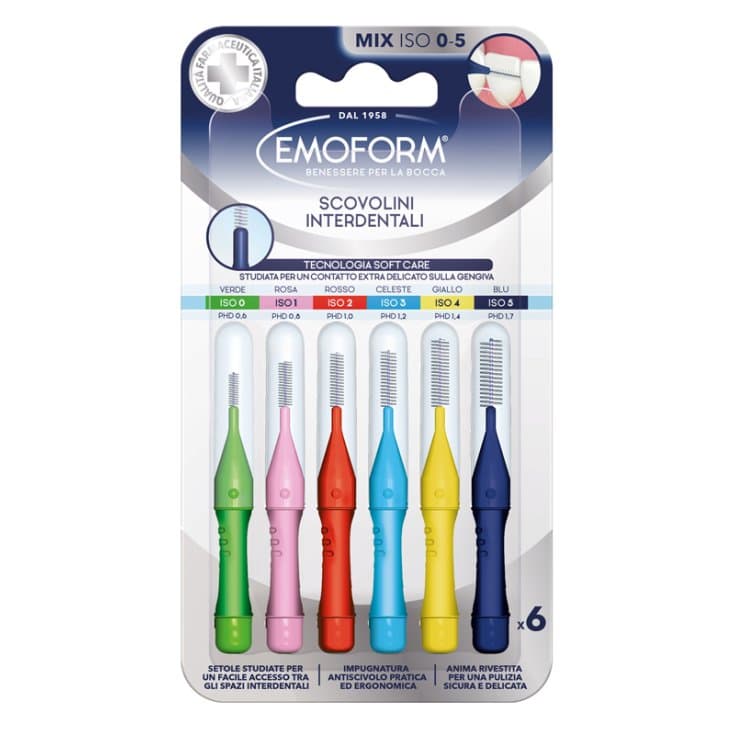 Emoform Scovolino Mix 6er-Pack – Interdentalbürsten