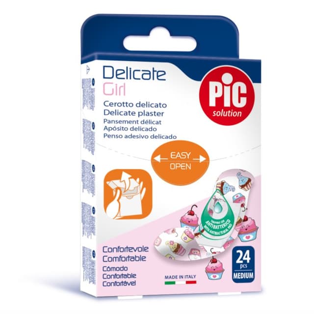 PIC Mädchen Pflaster – 20 Stück, 19 × 72 mm